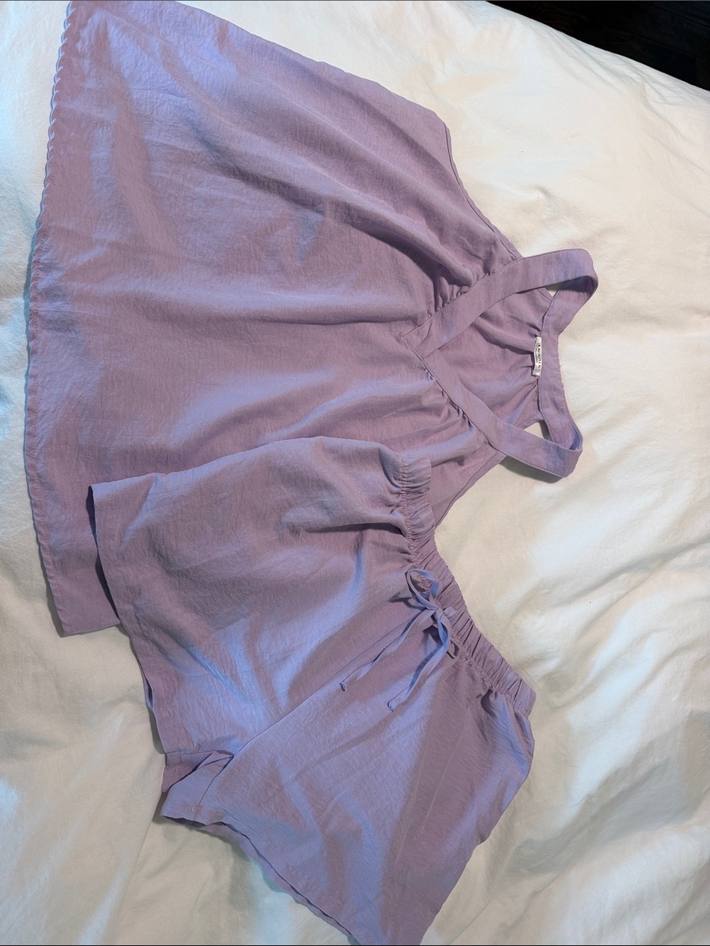 Lilac Relaxed Drawstring Women’s Lightweight Summer Loungewear